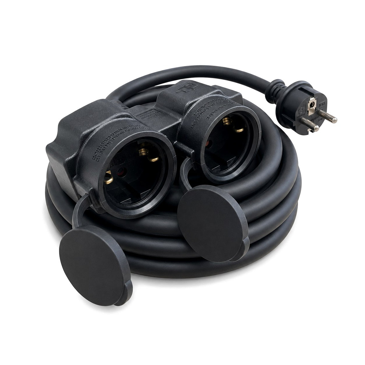 EROCK Verlengkabel - Extra dikke aders - 3 * 2.5mm - 2 Voudig