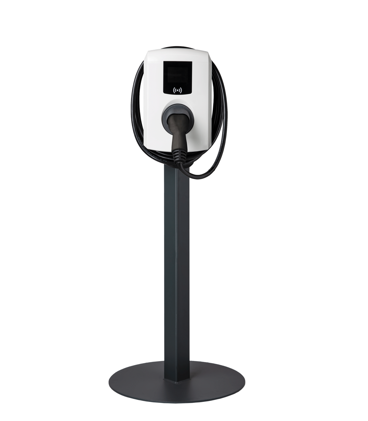 Alfen Eve Single Pro-line - Type 2 Laadstation met Vaste Laadkabel - Tot 22 kW - RFID - EV Plug Europa