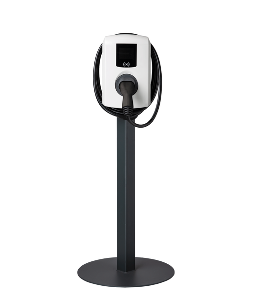 Alfen Eve Single Pro-line - Type 2 Laadstation met Vaste Laadkabel - Tot 22 kW - RFID - EV Plug Europa