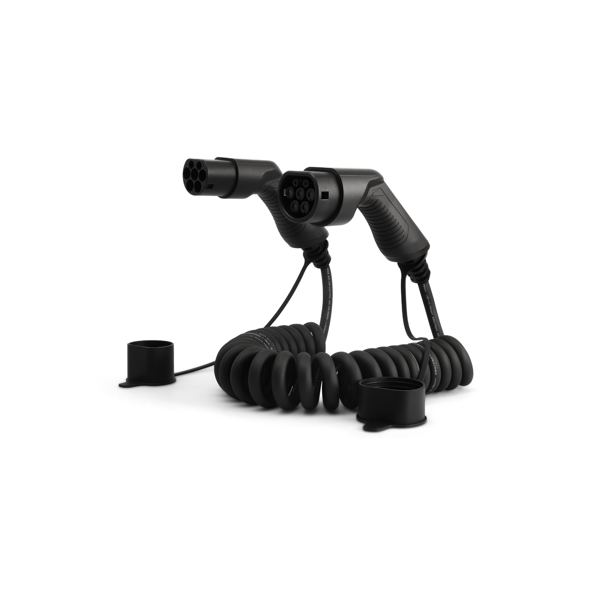 Besen Laadkabel Type 2 Gekruld - 3 Fase 32A (22 kW) - EV Plug Europa