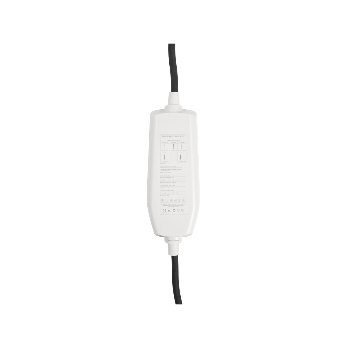 EROCK Mobiele Krachtstroom Lader Type 2 naar CEE 1 & 3 Fase tot 11kW - EV Plug Europa