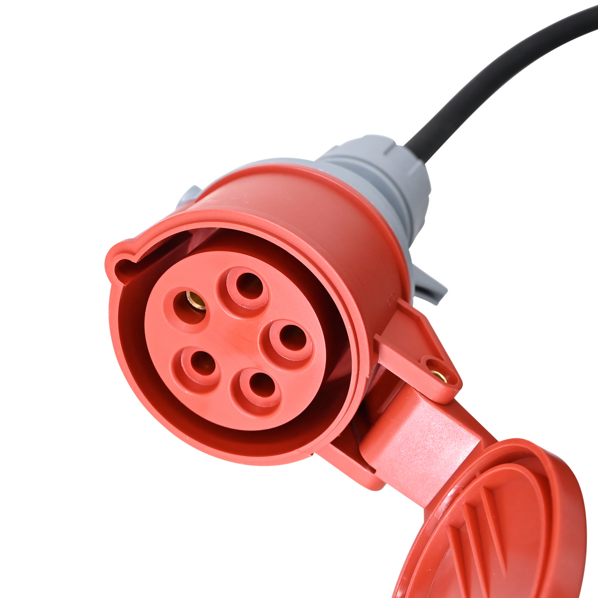 Krachtstroom CEE Verlengkabel - Extra dikke aders - 3 fase 5*2.5mm 16A - EV Plug Europa