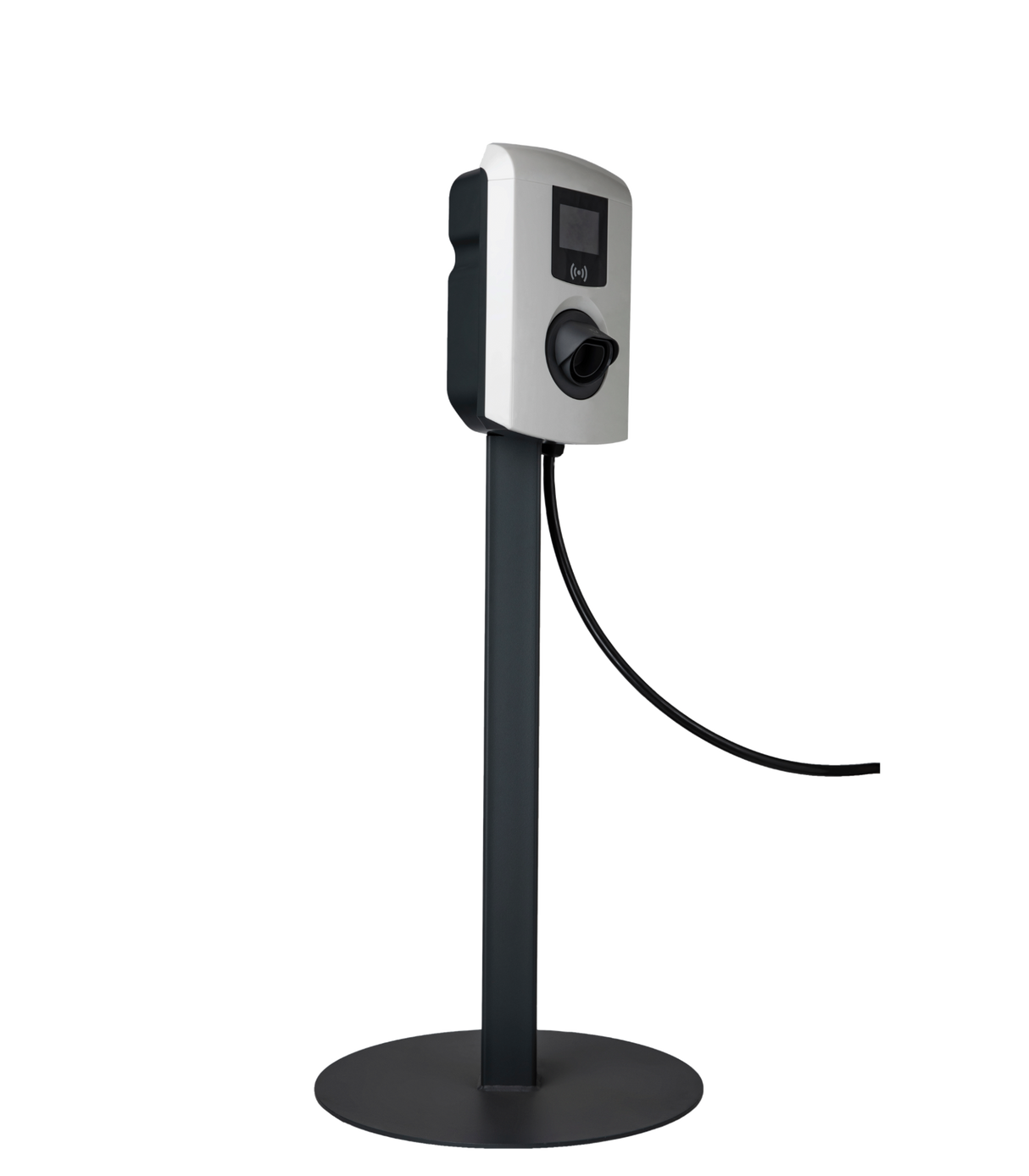 Alfen Eve Single Pro-line - Type 2 Laadstation met Vaste Laadkabel - Tot 22 kW - RFID - EV Plug Europa