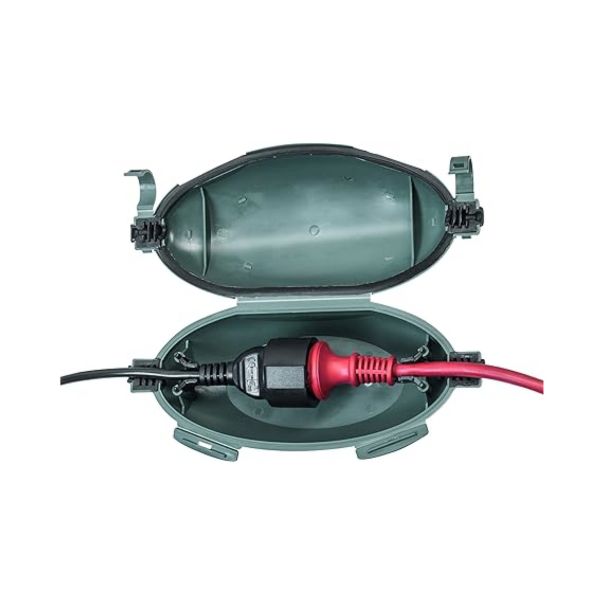 Kabelmof Safe Box IP55 voor Rechte en Hoek Stekker - Grote Maat - EV Plug Europa