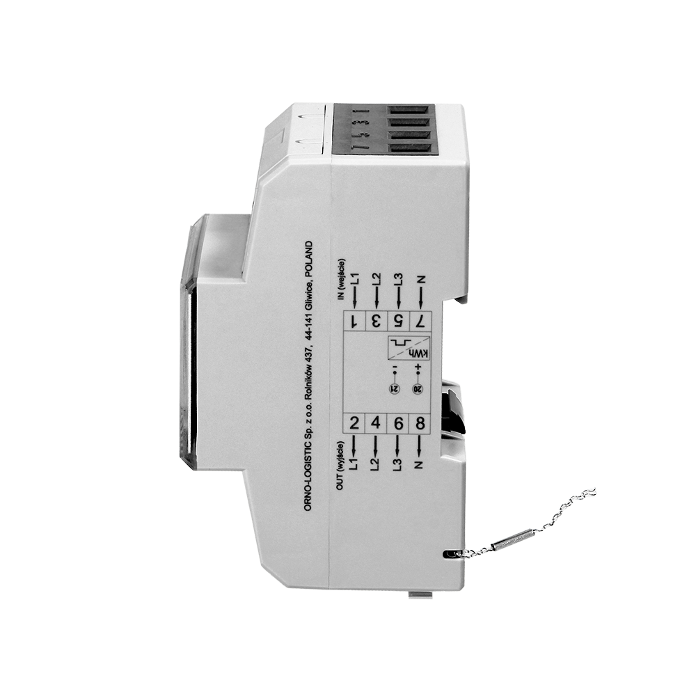 3 Fase kWh Meter - Digitale LCD scherm - MID Gecertificeerd - EV Plug Europa
