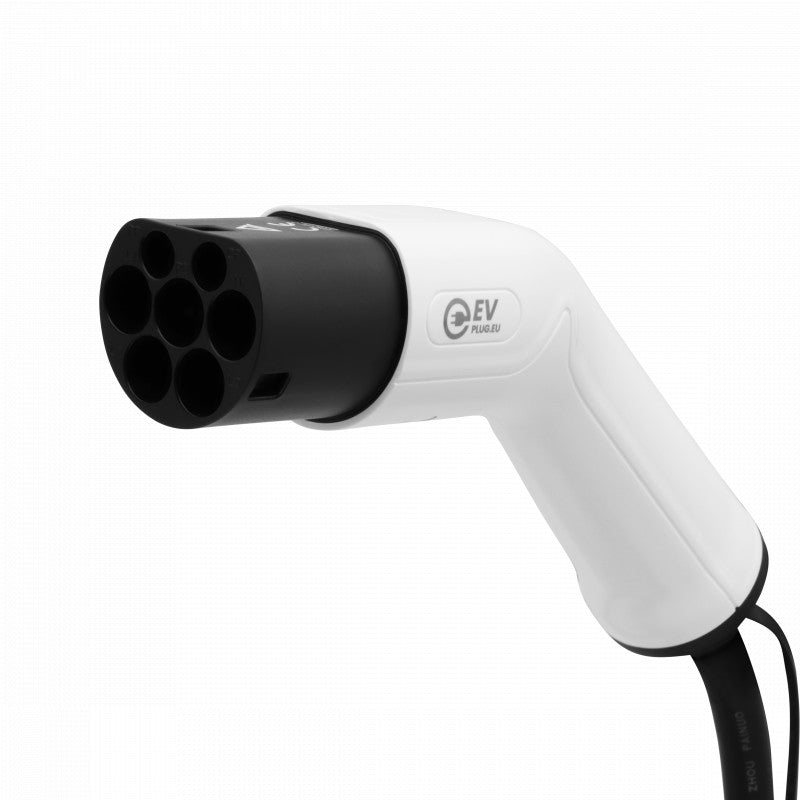 Laadkabel Mitsubishi i-MiEV - Gekruld Spiraal Type 1 - 16A 1 fase (3.7 kW) - 5 meter - EV Plug Europa