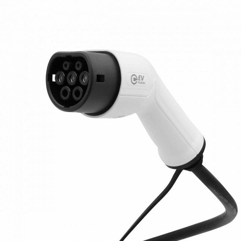 Laadkabel Peugeot e-Traveller - Gekruld Spiraal Type 2 - 16A 3 fase (11 kW) - 5 meter - EV Plug Europa