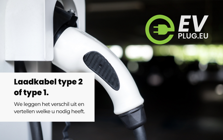 Type 1- en type 2-laadkabel