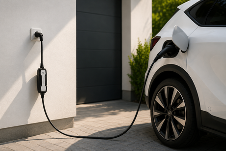 Auto opladen via een stopcontact: kan dat veilig?
