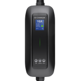 Mobile Charger Citroen e-C3 - Besen with LCD, Delayed Charging and Smart Start - Type 2 to Schuko - Max 16A