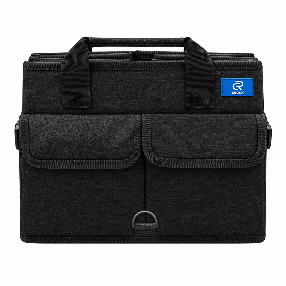 EROCK Premium Boot Organiser with Lid and Anti-Slip Velcro