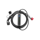 Mobiele Lader MG HS - EROCK Ultra Slimme krachtstroom Lader LCD Type 2 naar CEE voor 1 en 3 fase tot max 22kW met App - EV Plug Europa