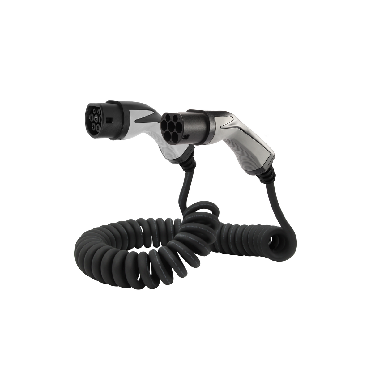 EROCK Pro Laadkabel Type 2 Gekruld - 32A 1 fase (7.4 kW) - EV Plug Europa