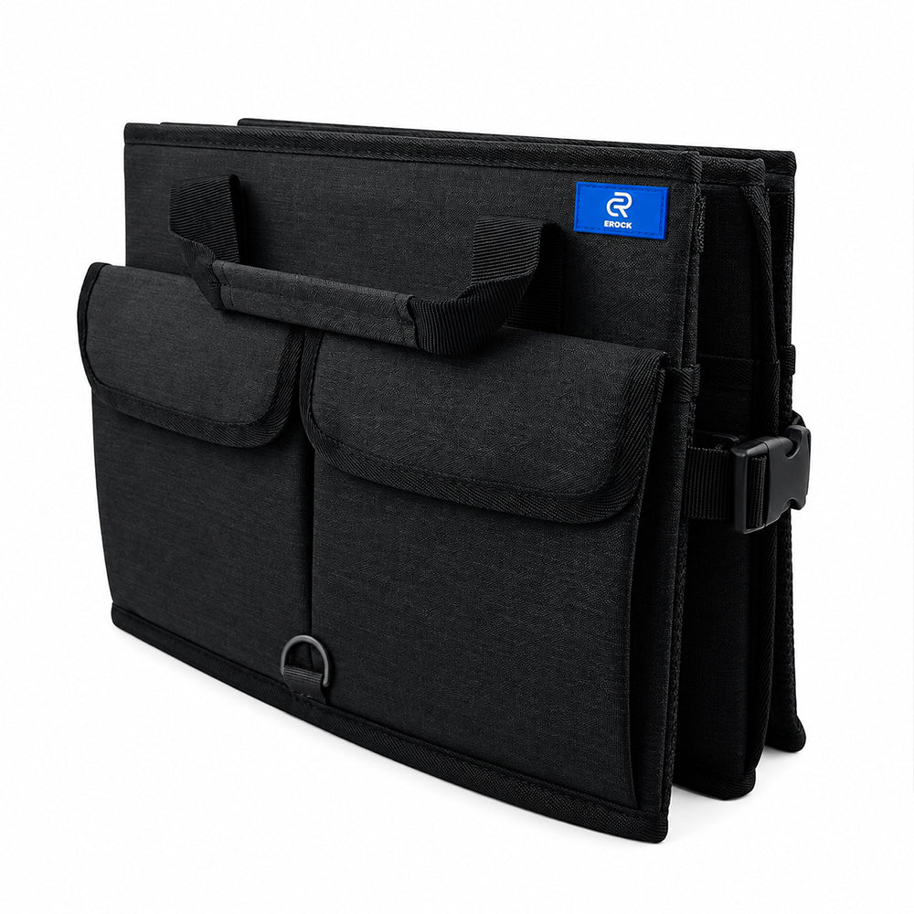EROCK Premium Boot Organiser with Lid and Anti-Slip Velcro