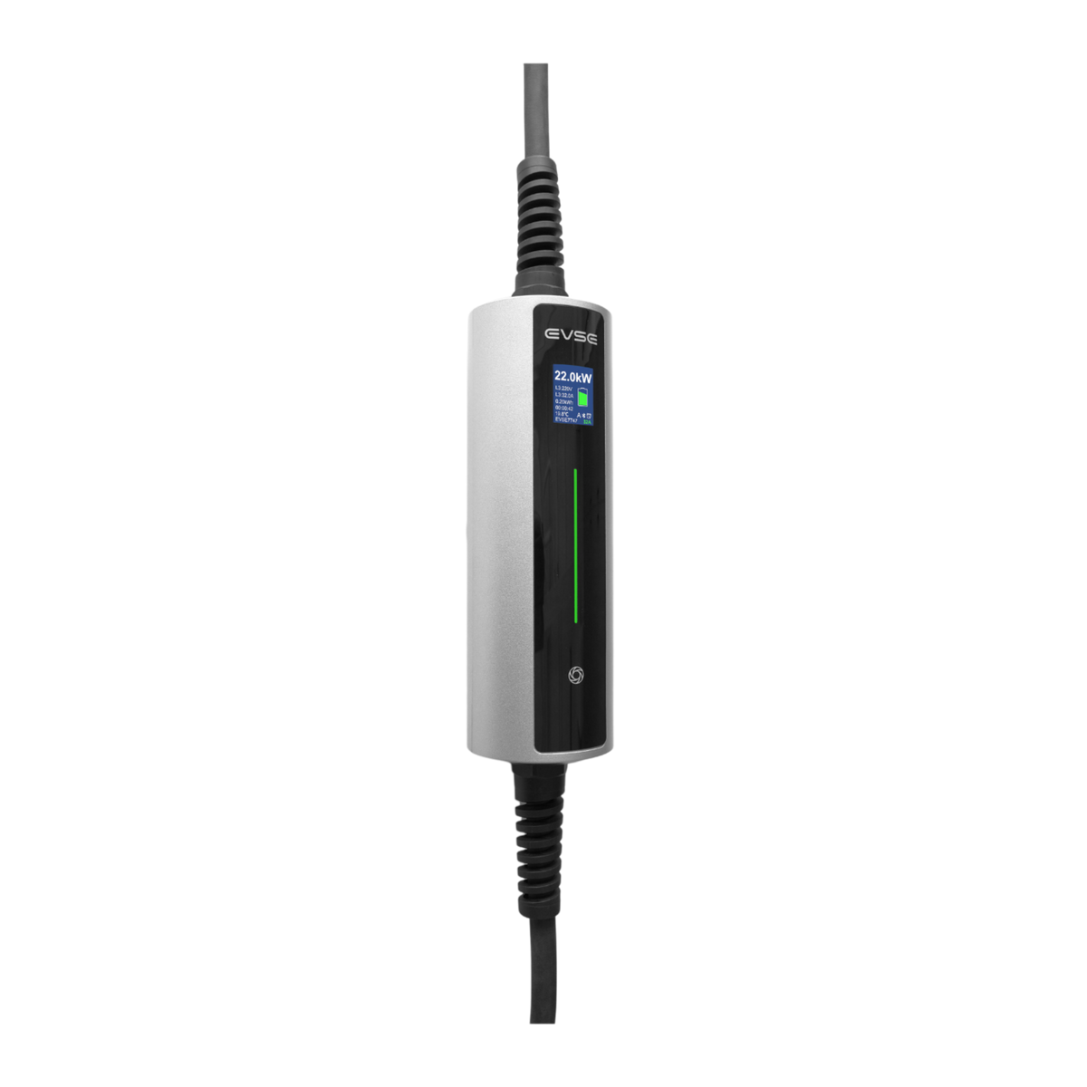 Mobiele Lader Kia EV6 - EROCK Ultra Slimme krachtstroom Lader LCD Type 2 naar CEE voor 1 en 3 fase tot max 22kW met App - EV Plug Europa