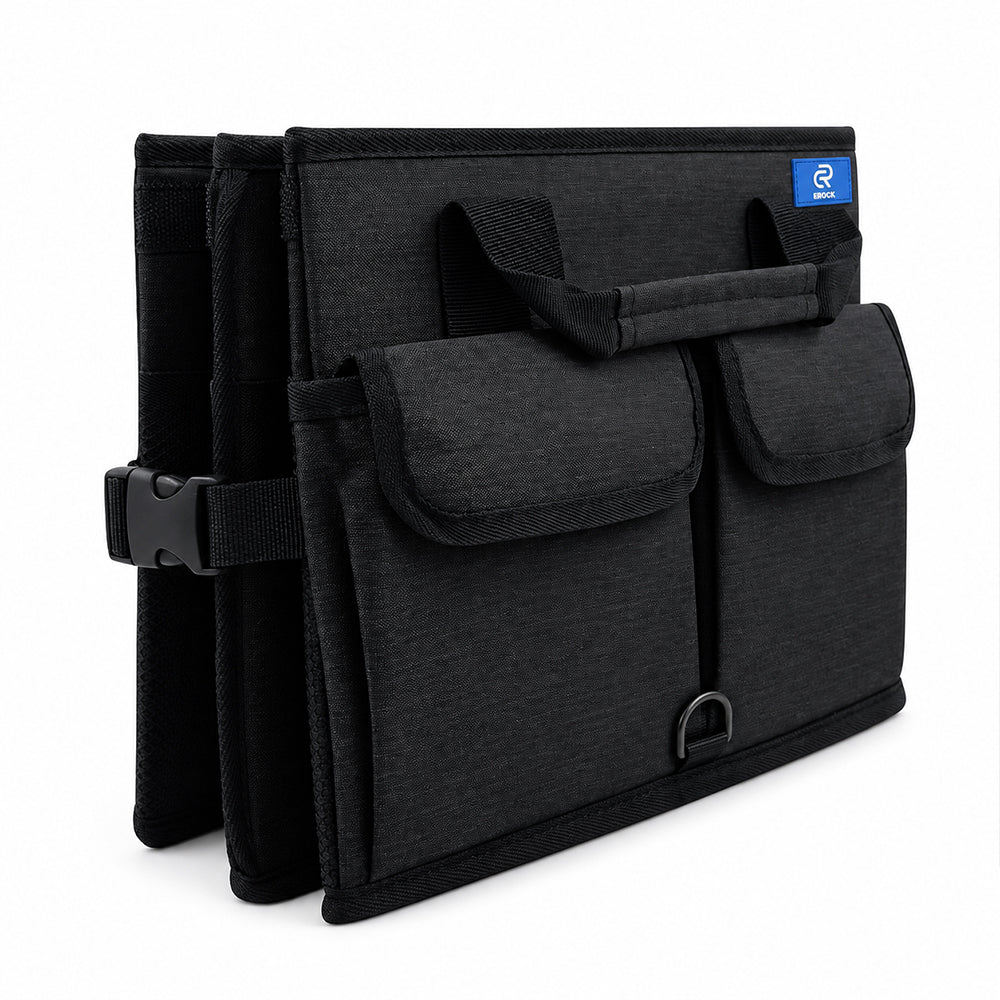 EROCK Premium Boot Organiser with Lid and Anti-Slip Velcro