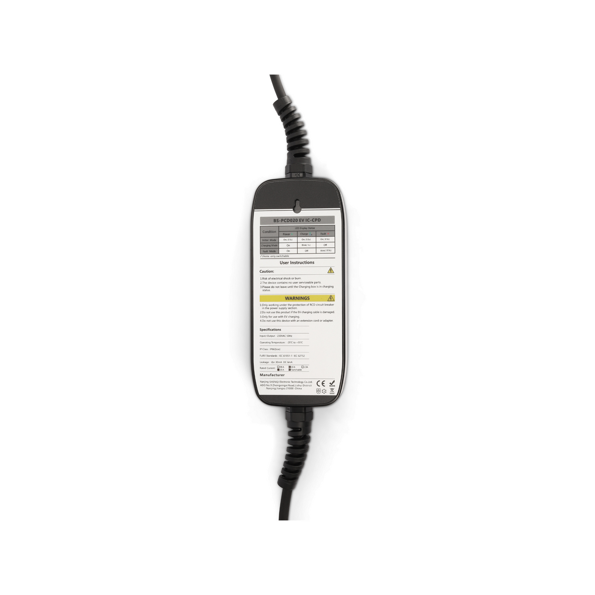 Besen Mobiele Lader - Type 2 naar Schuko - EV Plug Europa