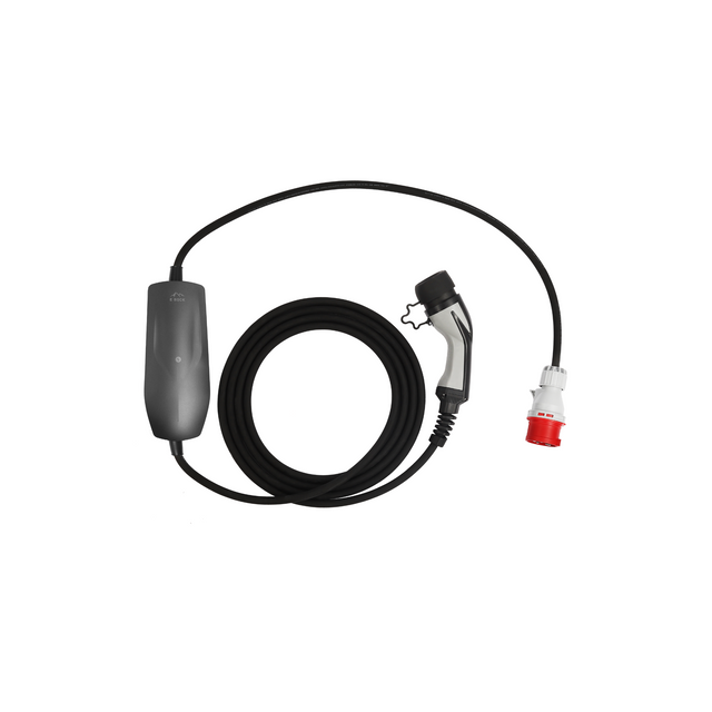 EROCK Mobiele Krachtstroom Lader Type 2 naar CEE 1 & 3 Fase tot 11kW - EV Plug Europa