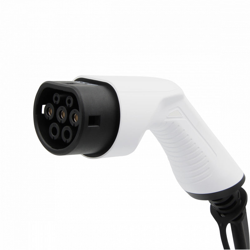 Mobile Charger Audi A3 - Besen White with LCD Type 2 to Schuko
