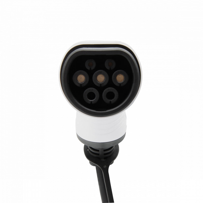 Besen Mobiele Lader Wit met LCD Type 2 naar Schuko - EV Plug Europa