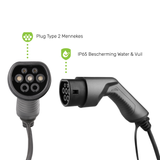 Besen Mobiele Lader - Type 2 naar Schuko - EV Plug Europa