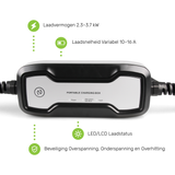 Mobile charger Jeep Compass - Besen - Type 2 to Schuko