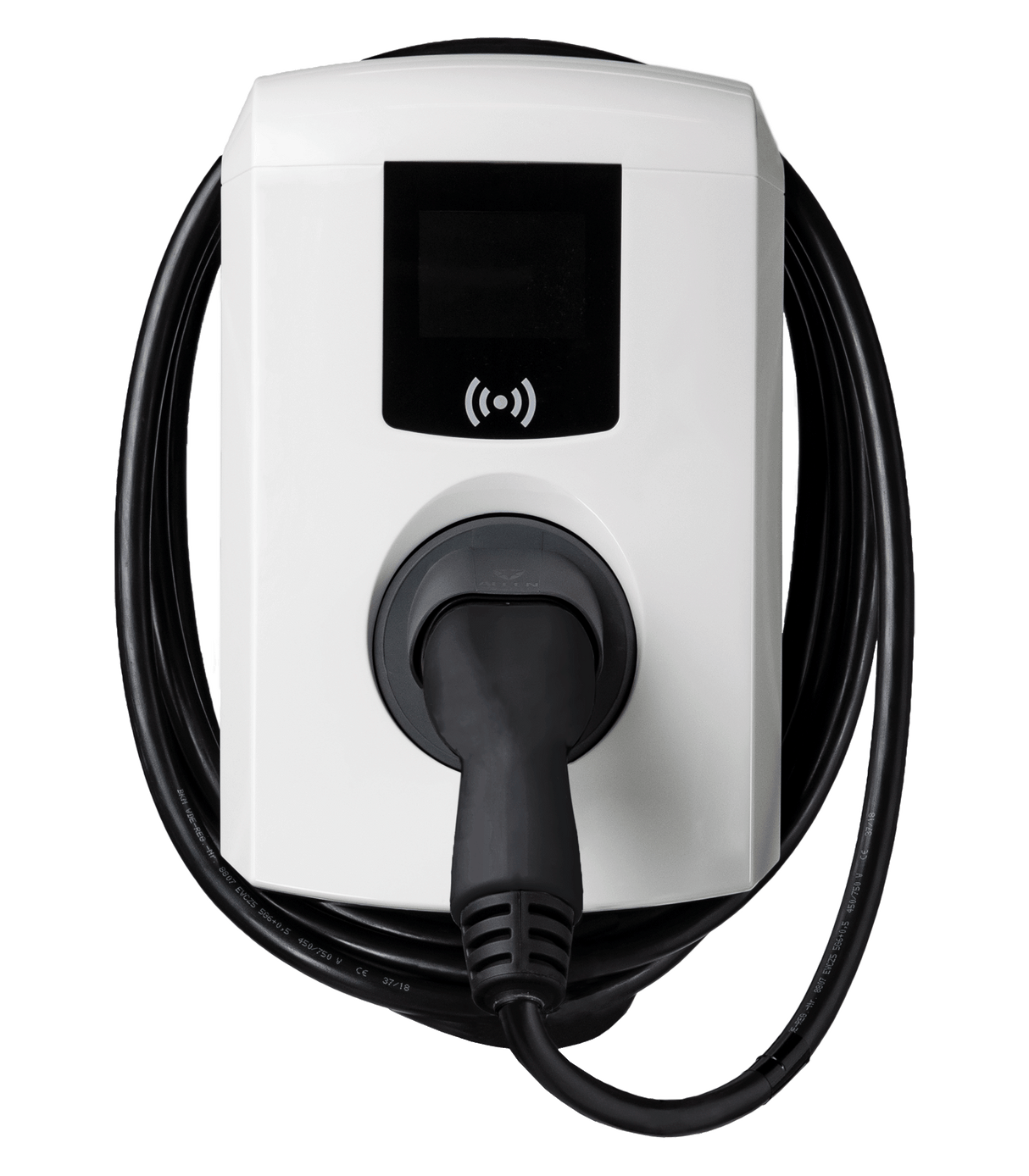 Alfen Eve Single Pro-line - Type 2 Charging Station with Fixed Charging Cable - Up to 22 kW - RFID