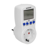Timer switch - Digital LCD screen - Power outlet - 16 switching program