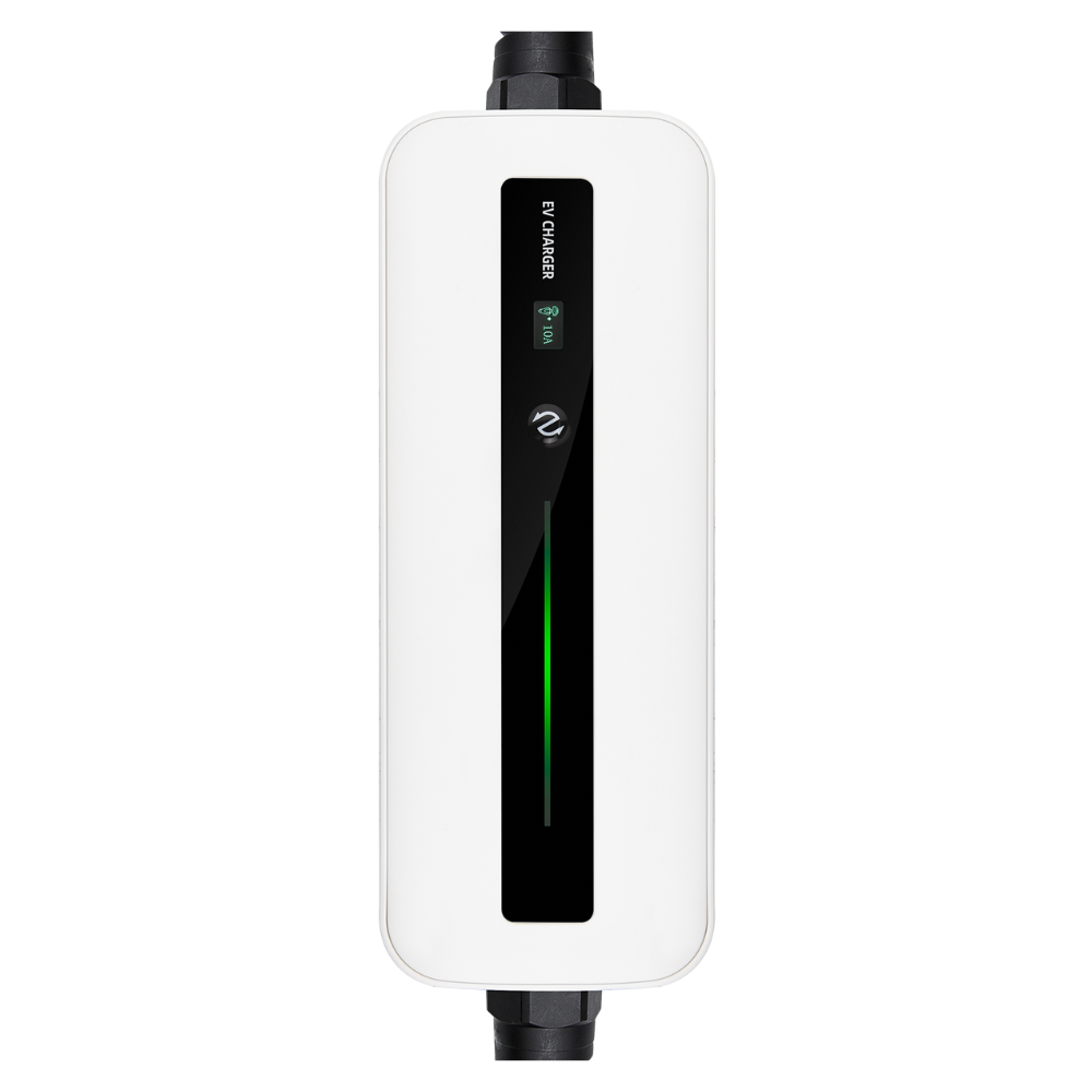 Mobile Charger Lightyear 0 - Besen White with LCD Type 2 to Schuko 