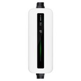 Besen Mobiele Lader Wit met LCD Type 2 naar Schuko