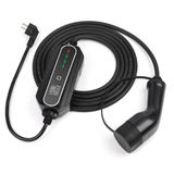 Mobile Charger Peugeot e-208 - eRock with LCD Type 2 to Schuko 