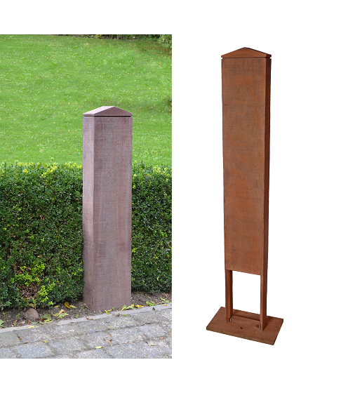 Universal Wooden Fixing Pole for Charging Station