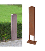 Universal Wooden Mounting Post for Charging Station
