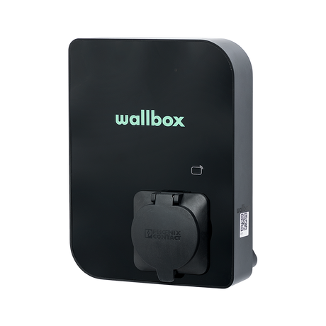 Wallbox Copper SB - Type 2 Laadpaal met Socket - Tot 22 KW - Bluetooth & Wifi - EV Plug Europa