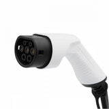 Mobile Charger Peugeot e-2008 SUV - White with LCD Type 2 to Schuko