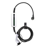 Mobiele Lader Opel Ampera - Wit met LCD Type 1 naar Schuko