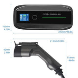 Besen Mobiele Lader met LCD, Uitgesteld Laden & Memory Functie - Type 2 naar Schuko - Max 16A - EV Plug Europa