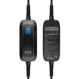 Charger mobile Fisker Ocean - LCD Black Type 2 à Schuko - Fonction de chargement et de mémoire reportée