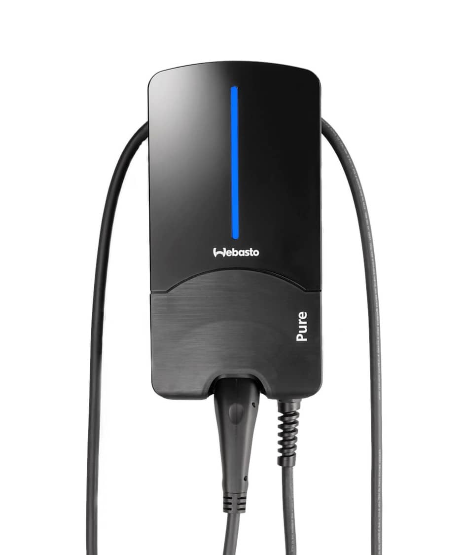Webasto Pure II - Type 2 Charging Station with Fixed Charging Cable - Up to 22 kW