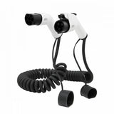 Charging cable Kia Soul EV (2017-2019) - Curled Spiral Type 1 - 32A 1 phase (7.4 kW) - 5 meters
