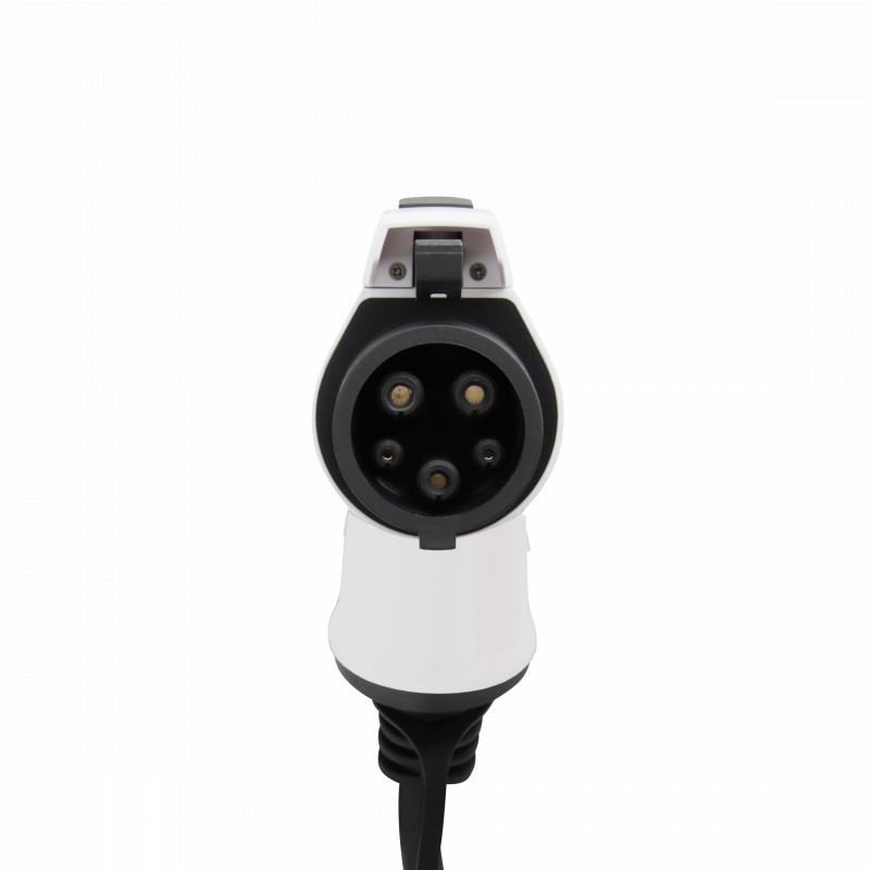 Charging cable Ford Focus - Curled Spiral Type 1 - 32A 1 phase (7.4 kW) - 5 meters