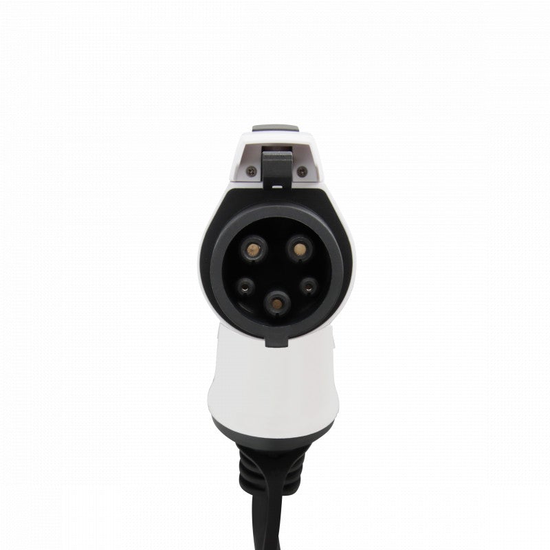 Charging cable Nissan e-NV200 Evalia (2014-2018)- Curled Spiral Type 1 - 16A 1 phase (3.7 kW) - 5 meters